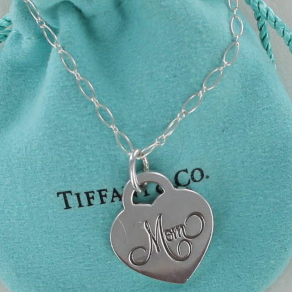 SOLD OUT- Tiffany Heart MOM Pendant Necklace 21"